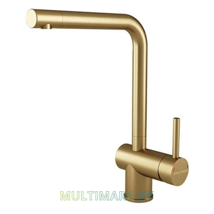 Смеситель Paulmark Spring Sp212067-BG (брашированное золото)